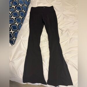 Splits59 Black Raquel Flare Leggings (Size S, SHORT Length)